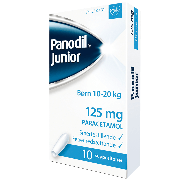Panodil Junior Stikpiller 125 milligram