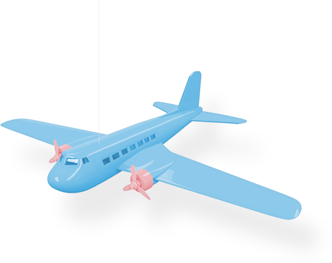 Billede af flyvemaskine legetøj