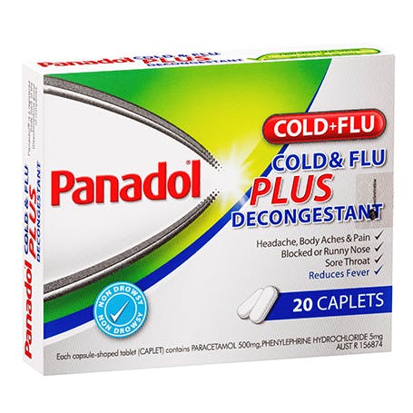 Panadol Cold & Flu + Decongestant