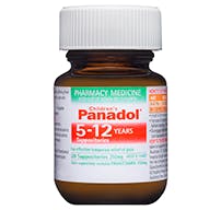 Panadol Suppositories 5-12 Years