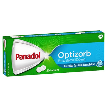 Panadol Tablets With Optizorb Formulation