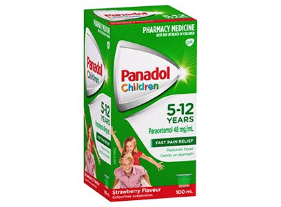 panadol colour-free suspension 5-12 years panadol colour-free suspension 5-12 years