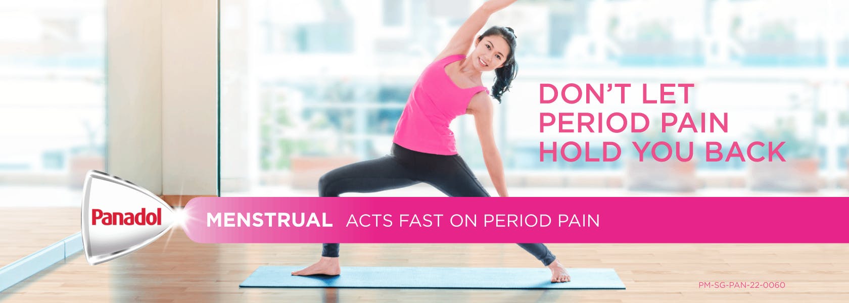Dont let period pain hold you back