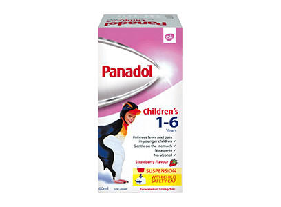 Panadol Children's Suspension 1-6 Years 