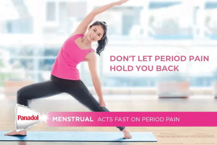 Dont let period pain hold you back