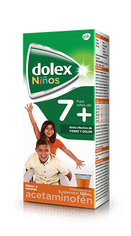 Dolex Niños 7+ Suspensión. Dolex Niños 7+ Suspensión.