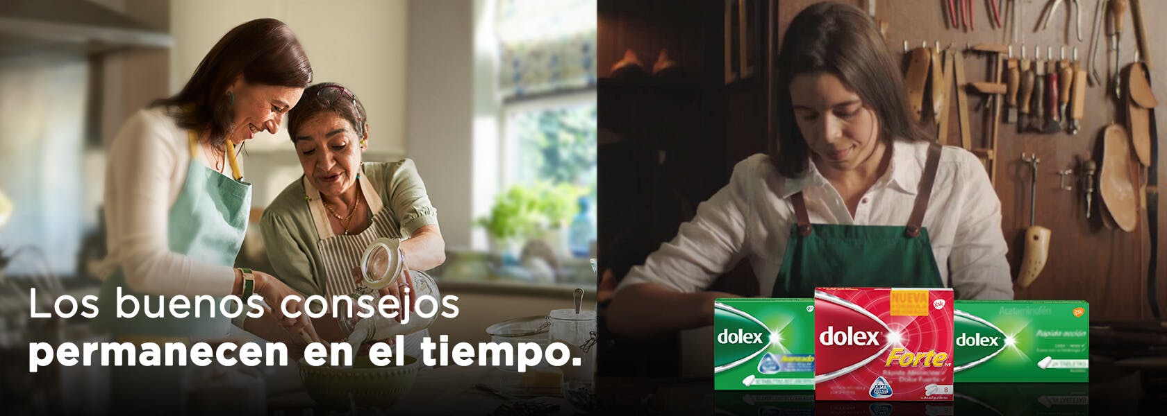 Mamá e hija cocinando | productos Dolex - Dolex Colombia
