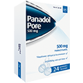 Panadol Pore 500 mg -kipulääke aikuisille