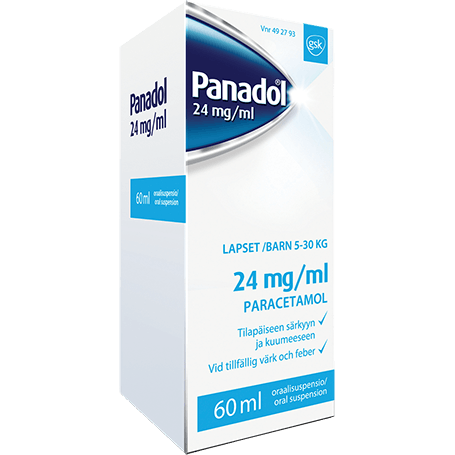 Panadol 60 mg peräpuikko