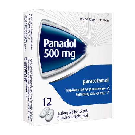 Panadol Novum 500 mg -kipulääke aikuisille