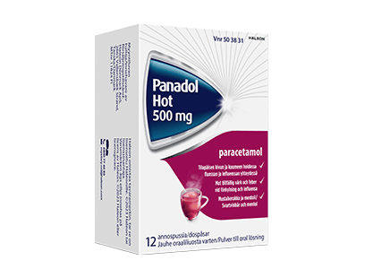 Panadol Hot 500 mg -kipulääke aikuisille