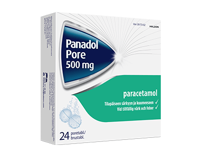 Panadol Pore 500 mg -kipulääke aikuisille