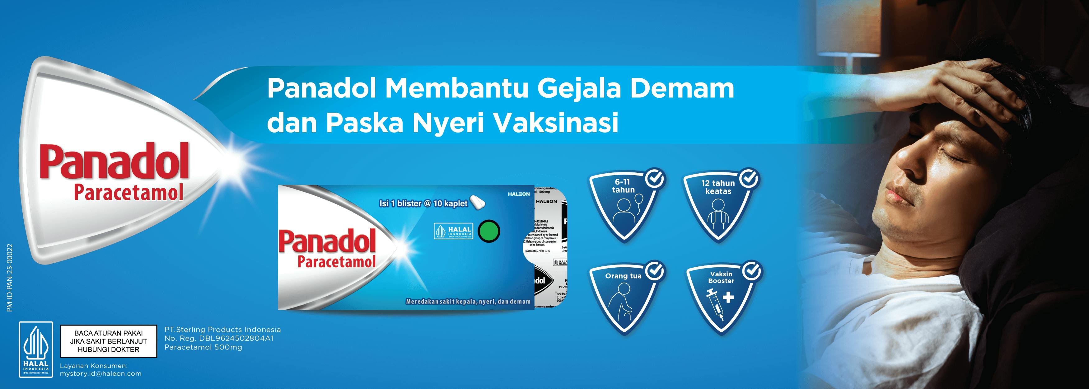 Panadol Membantu Gejala Demam dan Paska Nyeri Vaksinasi