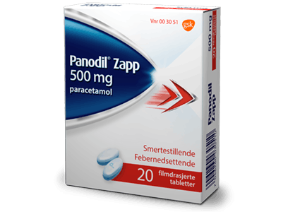 panodil zapp 500mg eske