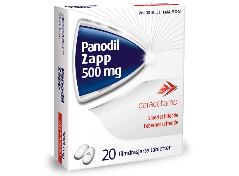 Panodil Zapp smertestillende tabletter