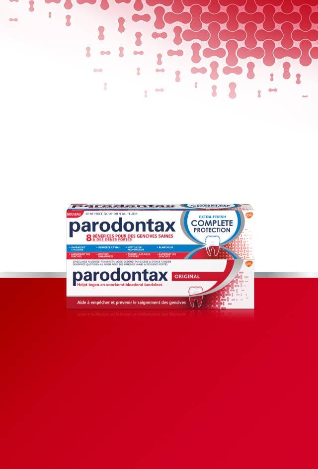 Boîte de dentifrice parodontax Ultra Clean