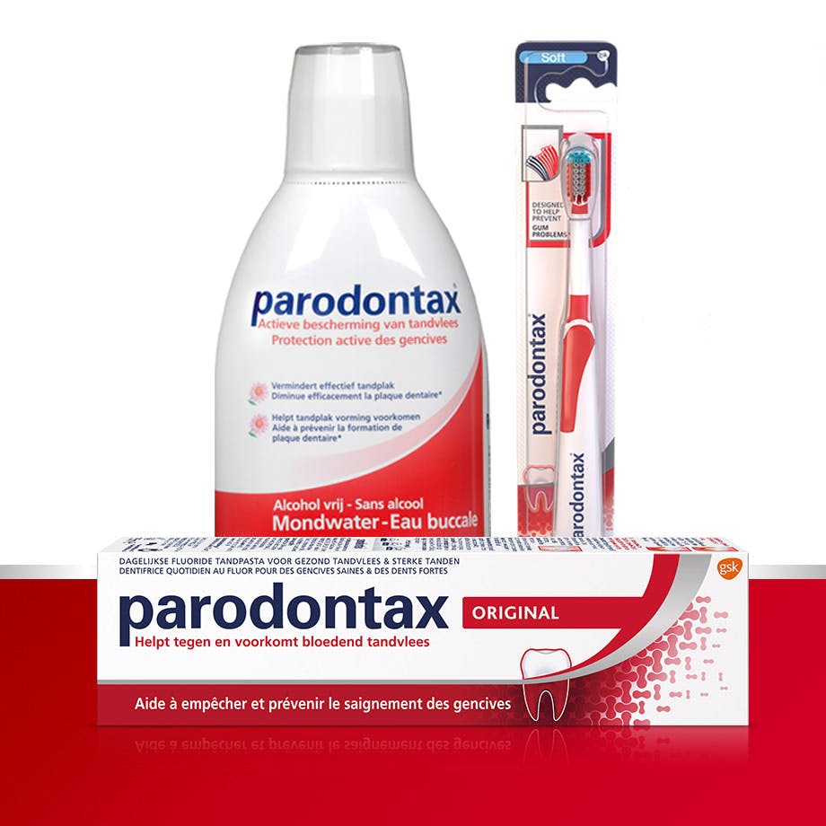 Gamme de produits parodontax à usage quotidien