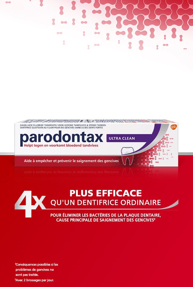 Dentifrice parodontax Ultra Clean pour gencives