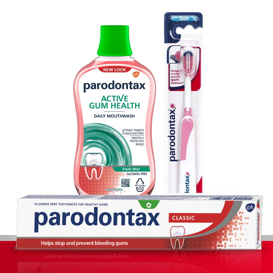 parodontax fresh mint product range