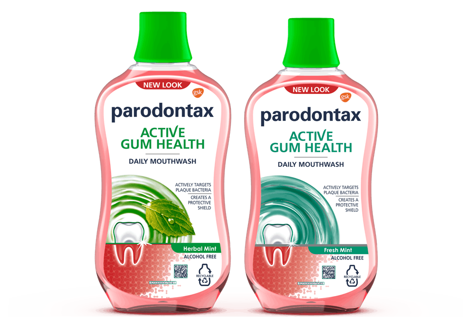 parodontax Fresh Mint Original mouthwash