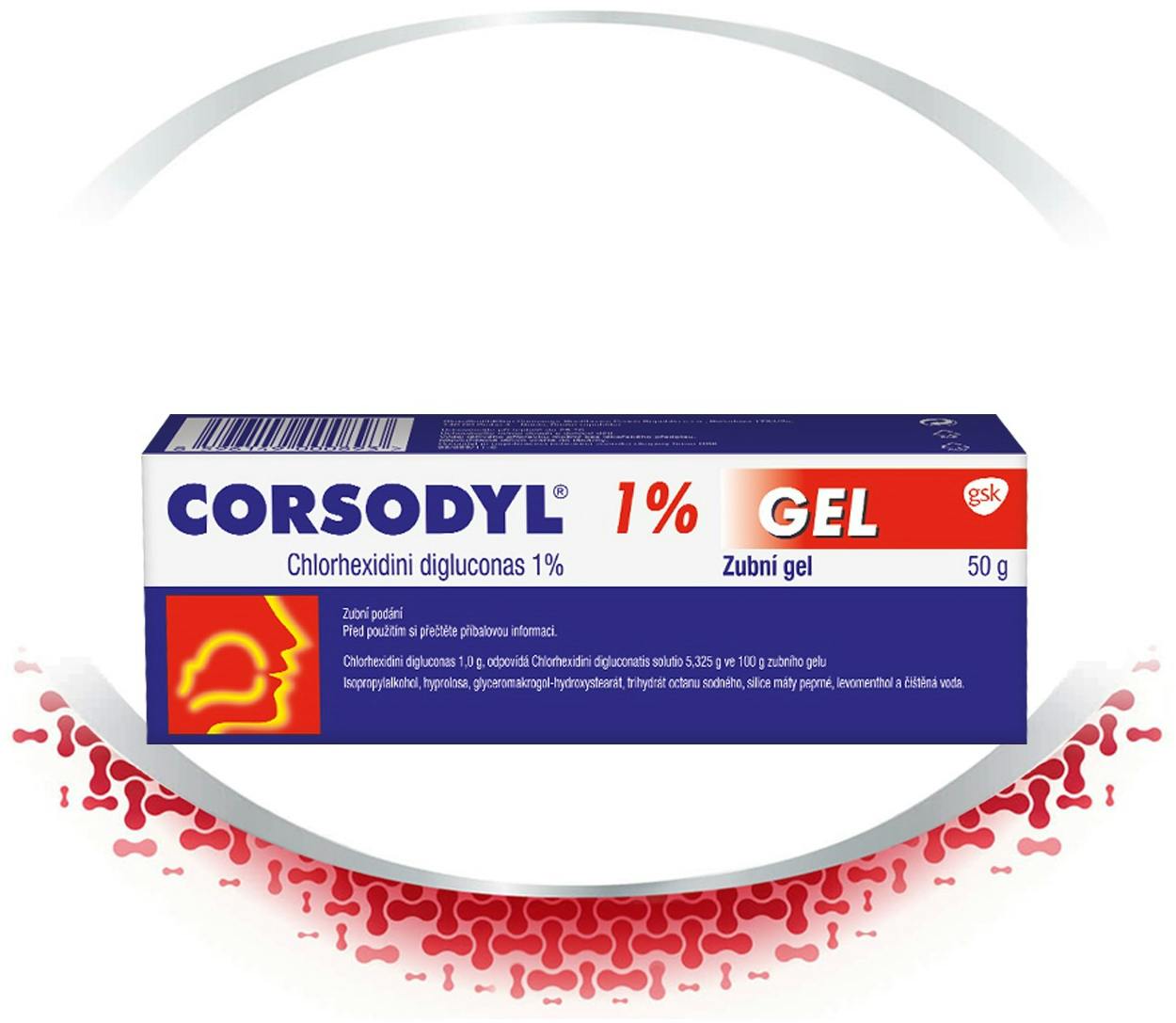 Produkty Corsodyl pro intenzivní ochranu dásní