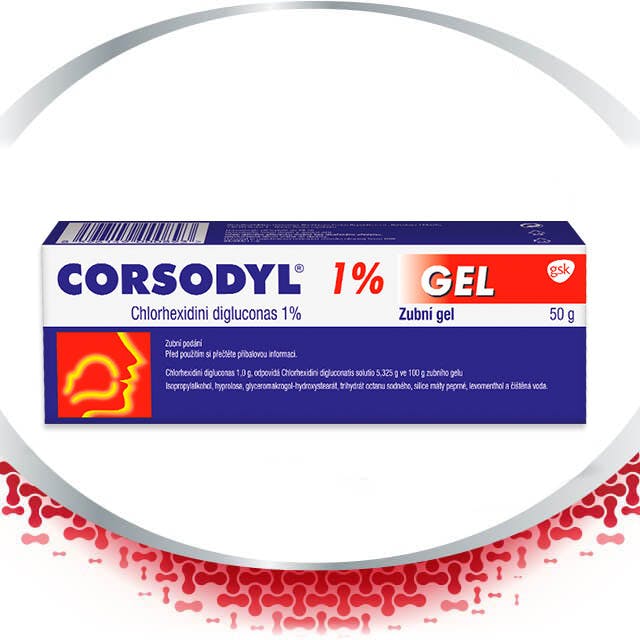 Produkty Corsodyl pro intenzivní ochranu dásní