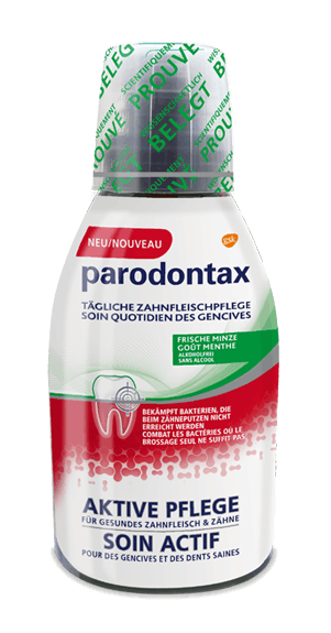 Flasche parodontax Tägliche Zahnfleischpflege Mundspülung