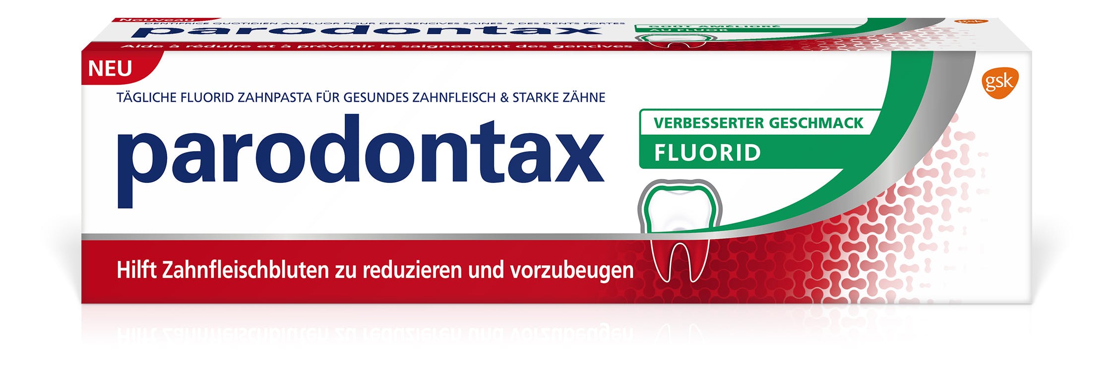 parodontax® tägliche Fluorid Zahnpasta