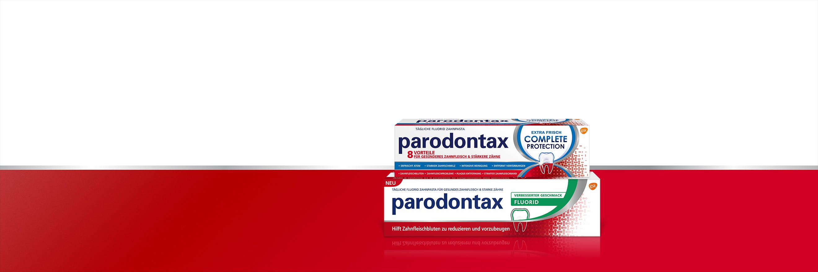 parodontax® tägliche Fluorid Zahnpasta