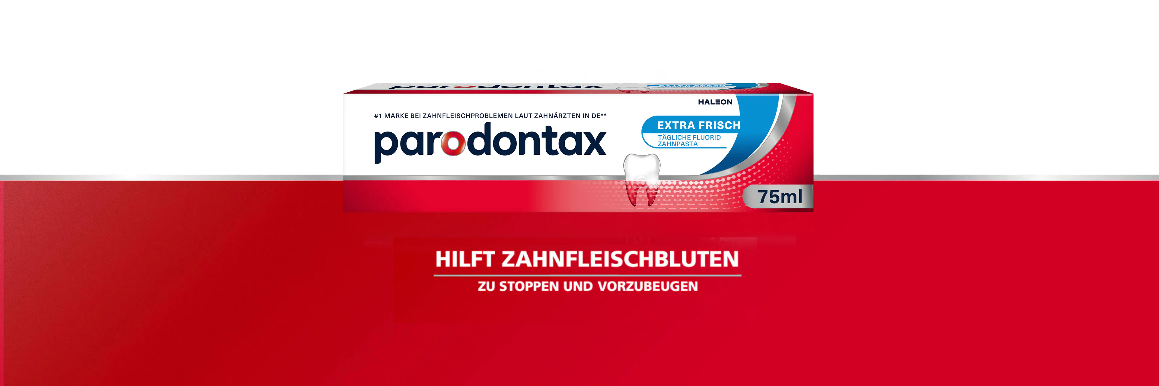 parodontax EXTRA FRISCH TAGLICHE FLUORID ZAHNPASTA
