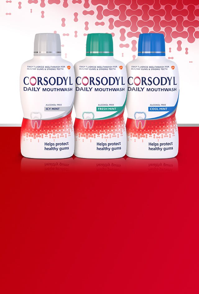 Corsodyl Mouthwash range
