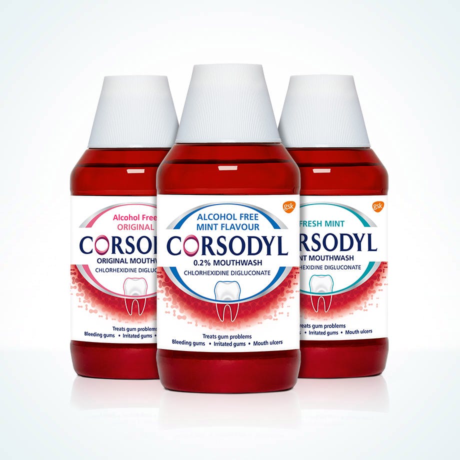 Corsodyl® Treatment Mouthwash Range