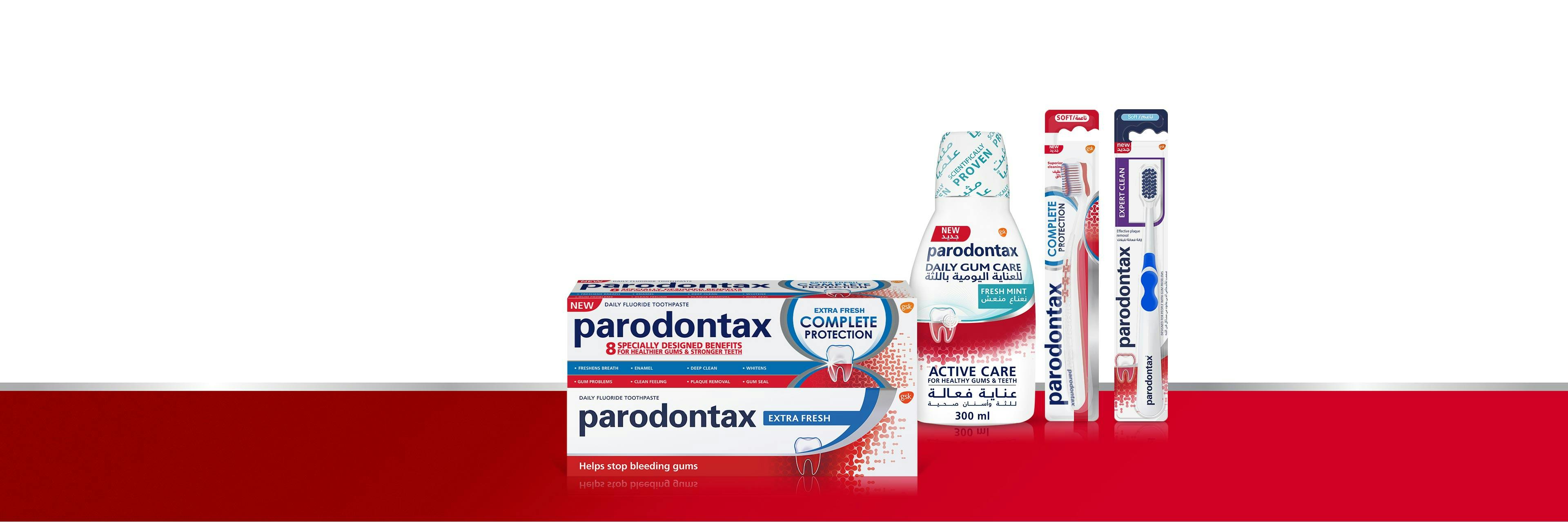 parodontax Daily product range