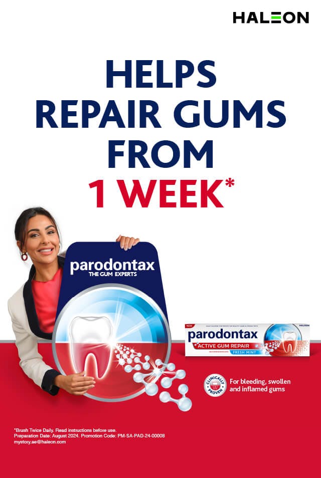 parodontax Active Gum Repair banner