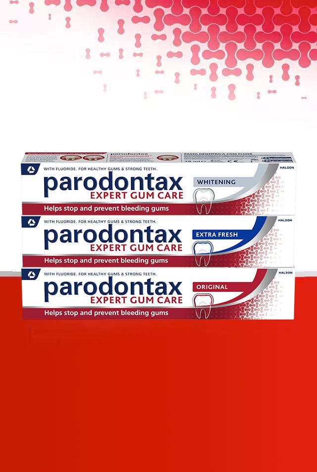 parodontax toothpaste.
