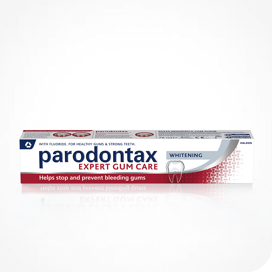 parodontax whitening toothpaste.