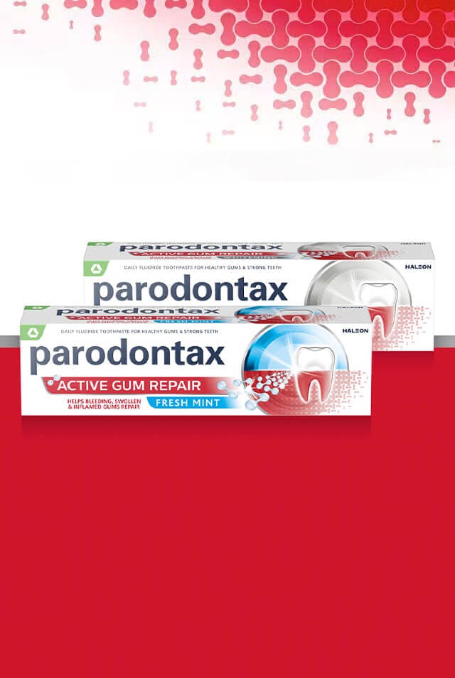 parodontax toothpaste.