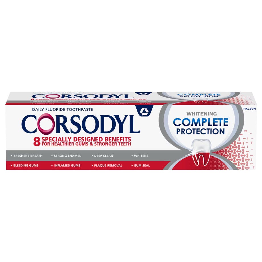 Corsodyl Complete Protection Whitening toothpaste