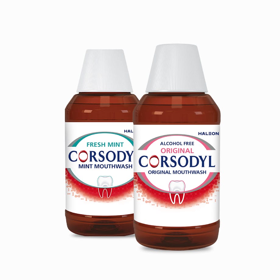 Corsodyl 0.2% w/v Treatment Mouthwash range