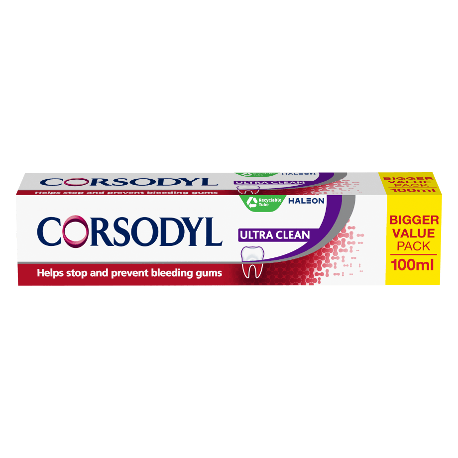 New Corsodyl Ultra Clean toothpaste