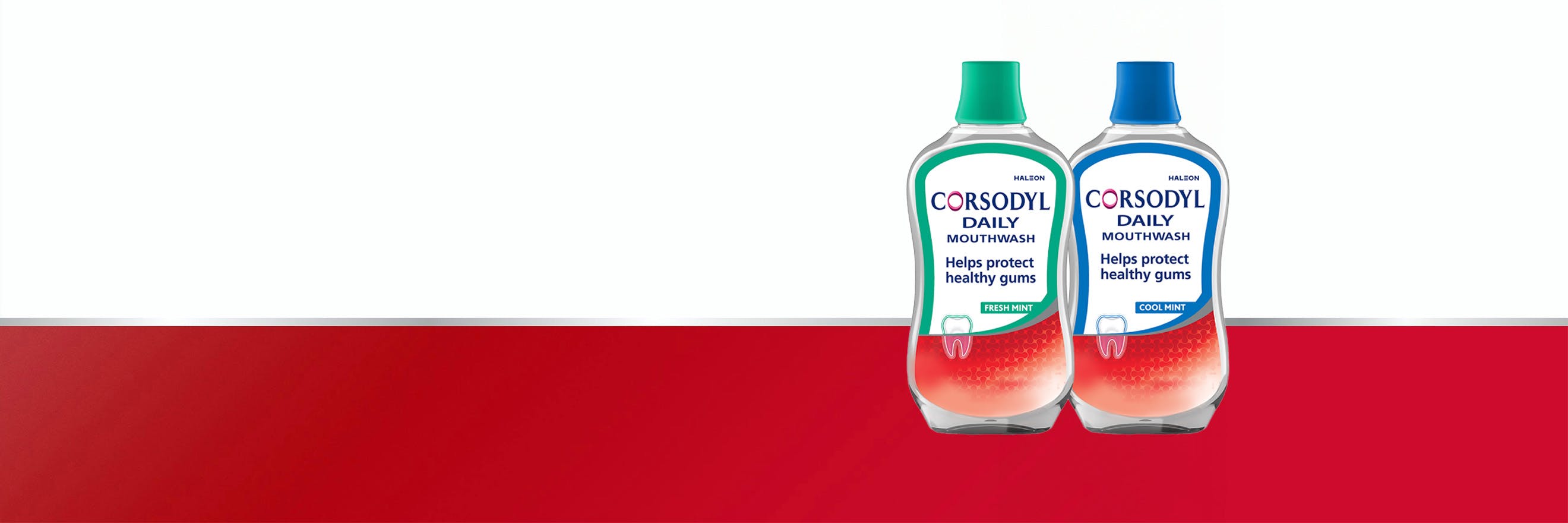 Corsodyl Mouthwash range