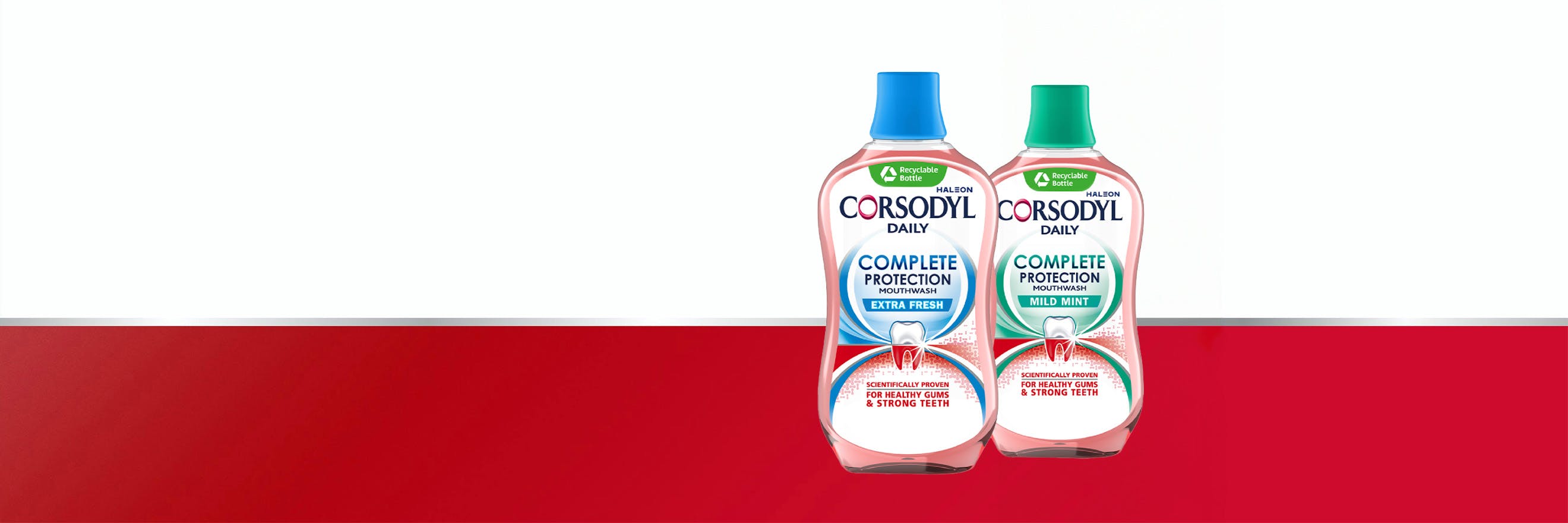 Corsodyl Mouthwash range