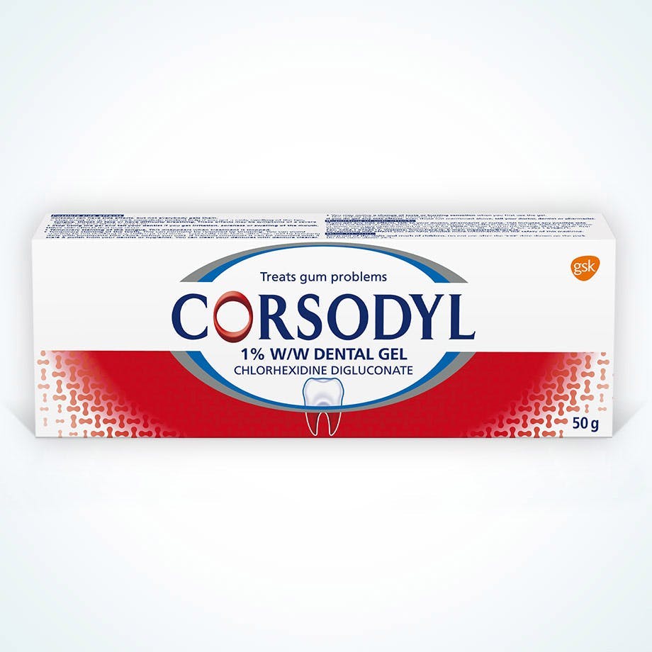 Corsodyl 1% w/w Dental Gel
