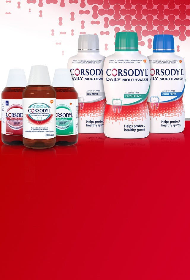 corsodyl mouthwash and toothpaste