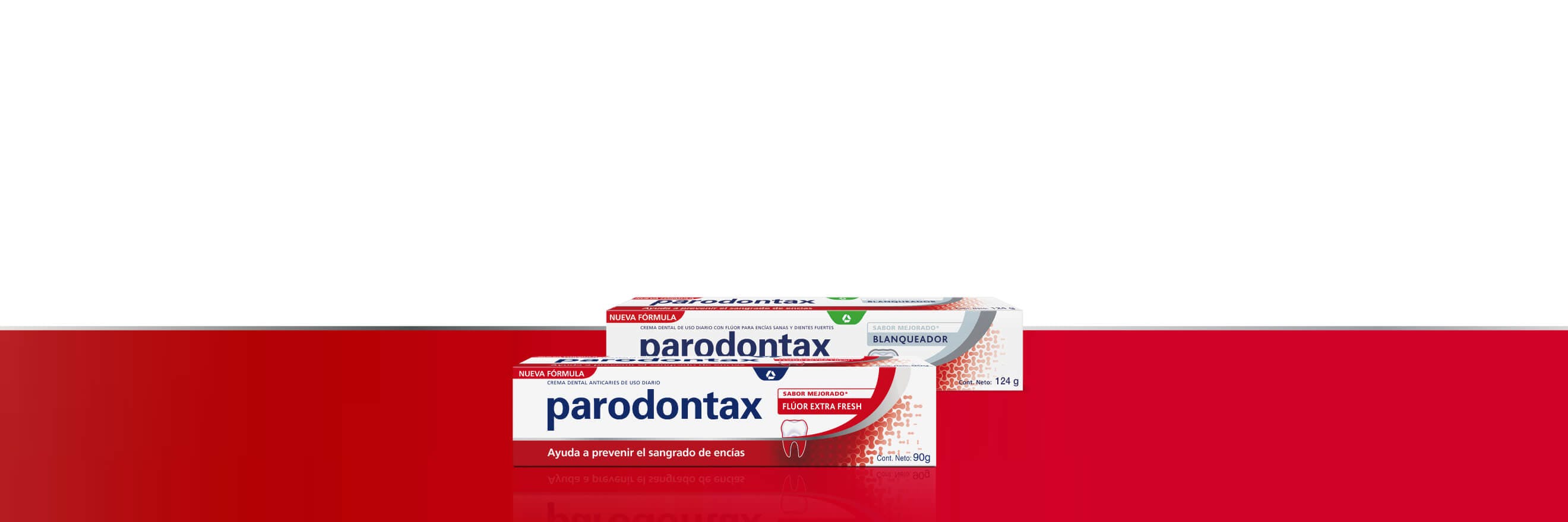 parodontax Flúor Extra Fresh y Blanqueador