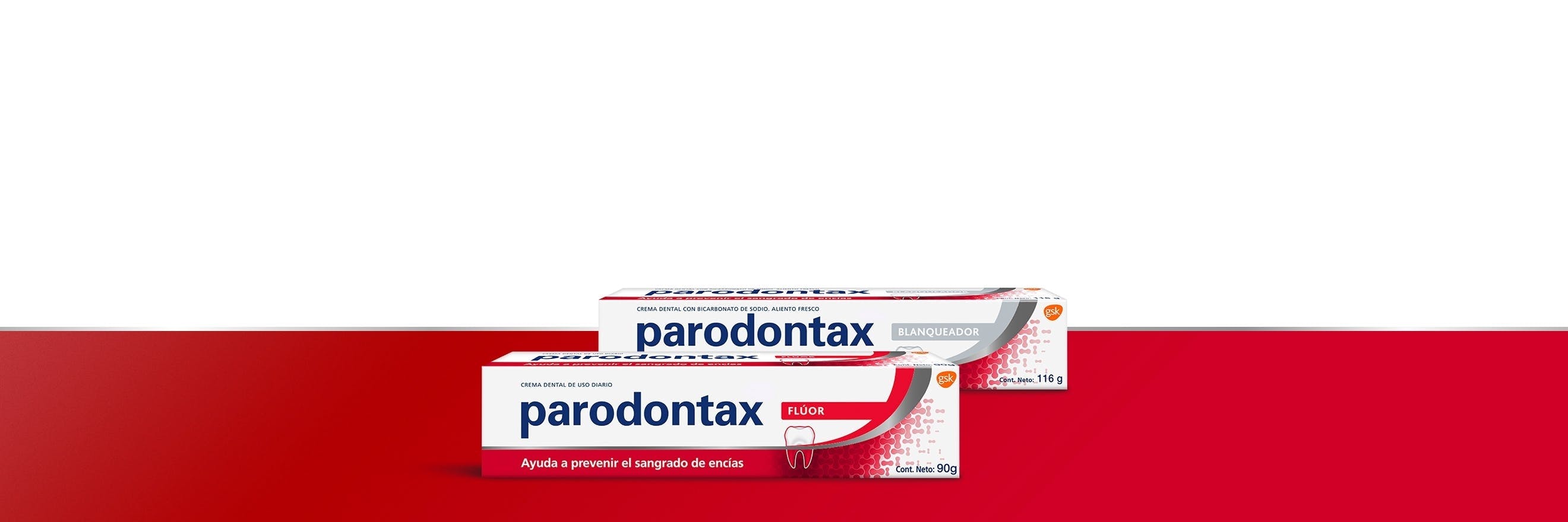 Gama de productos de uso diario parodontax