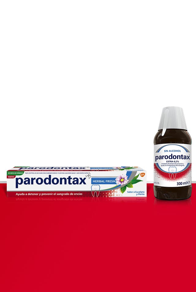 Pasta de dientes parodontax original de uso diario y colutorio parodontax Extra 0,2%