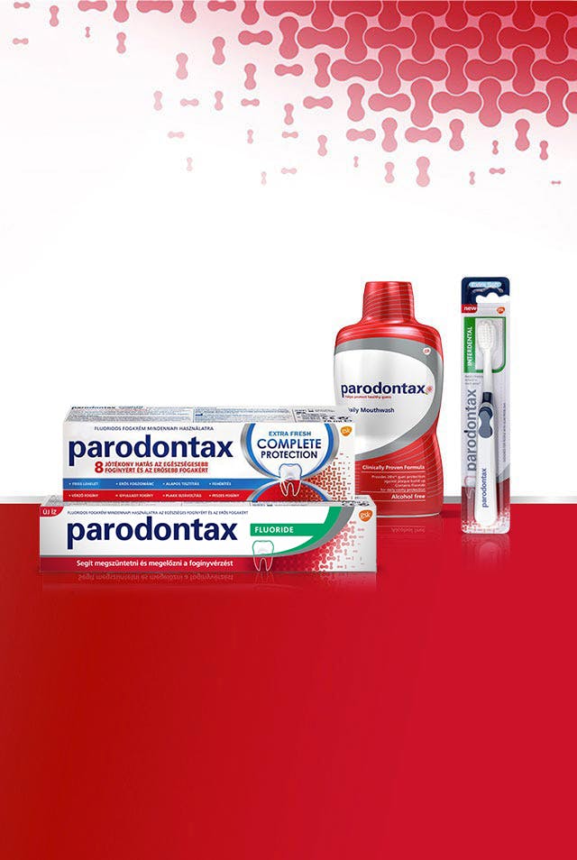 parodontax termékcsalád mindennapi használatra
