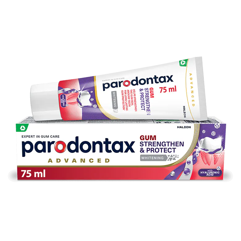 Parodontax Gum Strengthen & Protect fogkrém tubus és doboz