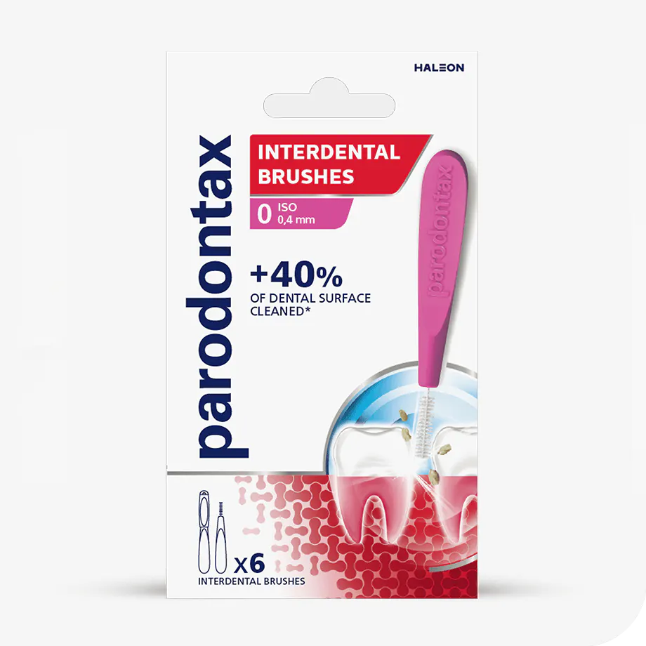 PARODONTAX INTERDENTAL FOGKÖZTISZTÍTÓ KEFE ISO 0, 6DB